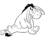 coloriage bourriquet observant